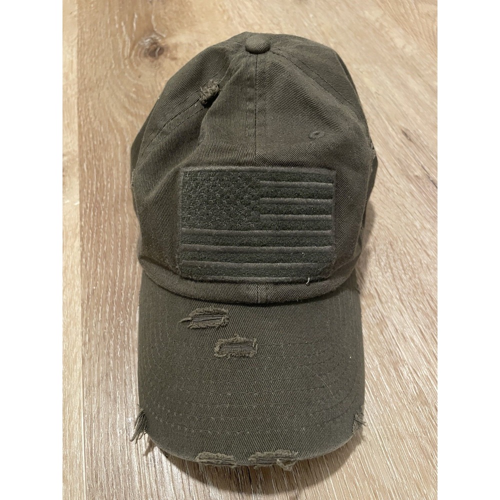 KBETHOS Unisex American USA Flag Washed Vintage Cotton Distressed Baseball Hat